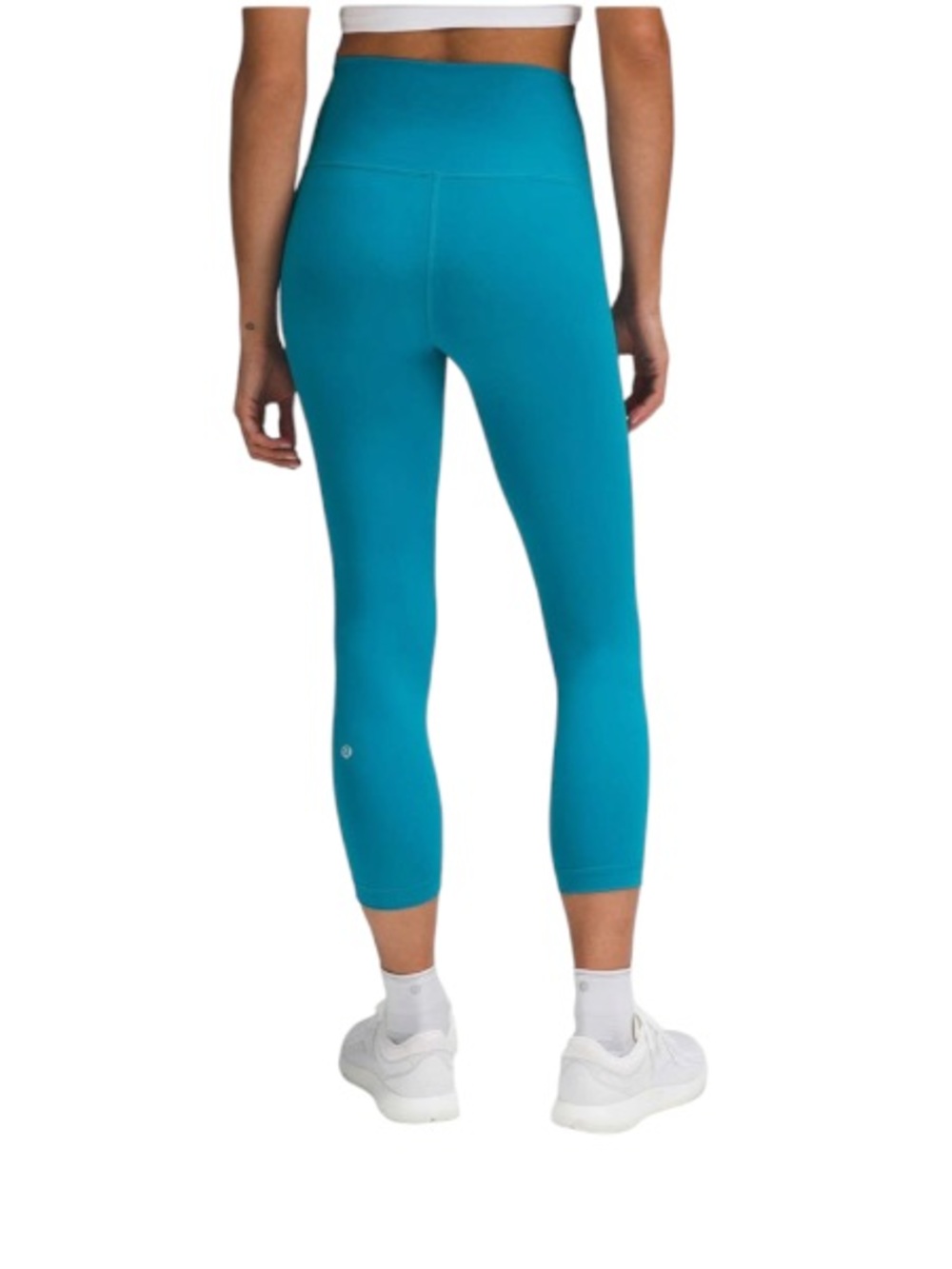 Lululemon Women’s Wunder Train High-Rise Crop 23" in Hawaiian Blue Size 4